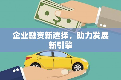 天长企业融资新选择，助力发展新引擎