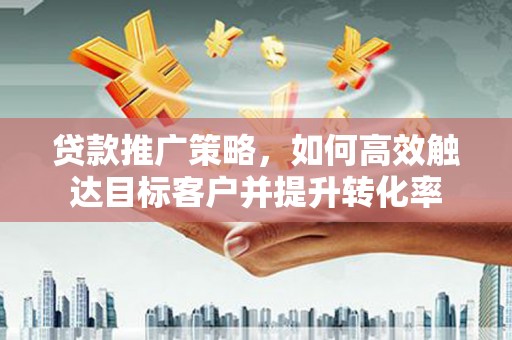 天长贷款推广策略，如何高效触达目标客户并提升转化率