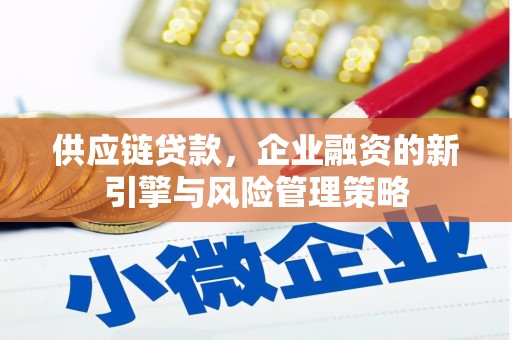 天长供应链贷款，企业融资的新引擎与风险管理策略