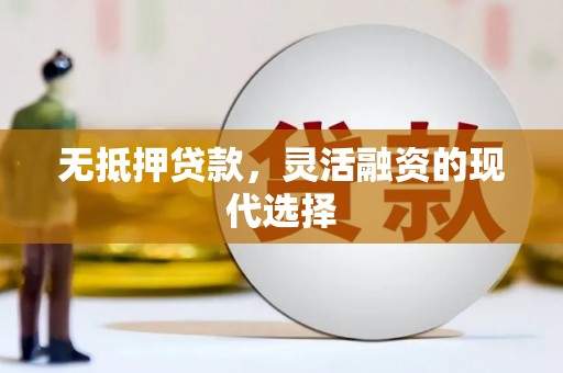 天长无抵押贷款，灵活融资的现代选择