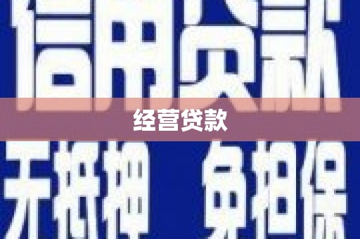 天长经营贷款