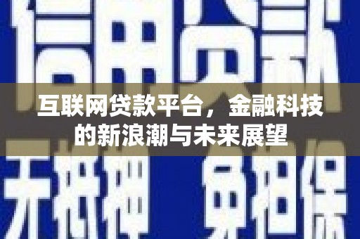 天长互联网贷款平台，金融科技的新浪潮与未来展望