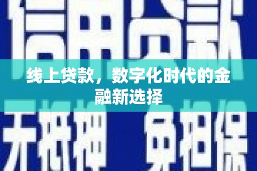 天长线上贷款，数字化时代的金融新选择