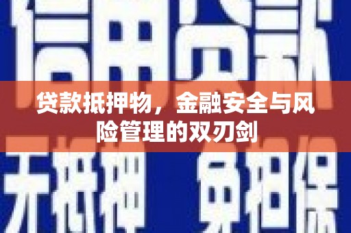 天长贷款抵押物，金融安全与风险管理的双刃剑