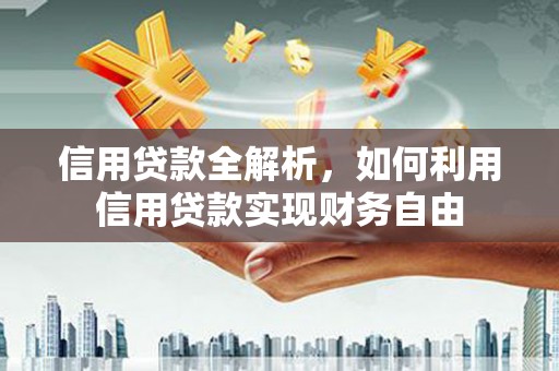 天长信用贷款全解析，如何利用信用贷款实现财务自由