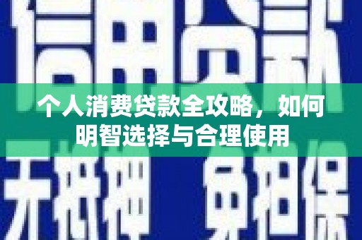 天长个人消费贷款全攻略，如何明智选择与合理使用